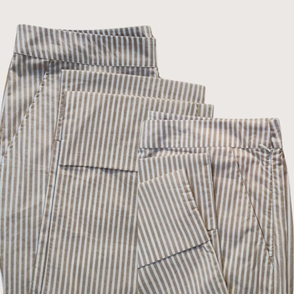 Striped  Fold Pant - Image 5