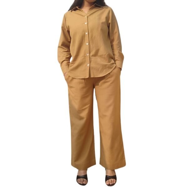 Mustard Yellow Relaxed Co-Ord Set