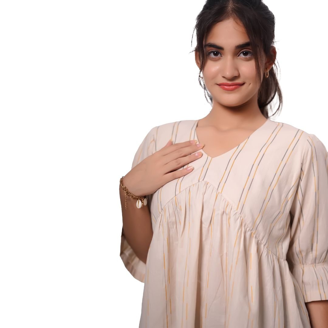 Classic Flare Peplum Top - Image 3