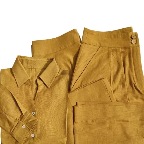 Mustard Yellow Relaxed Co-Ord Set - Image 5