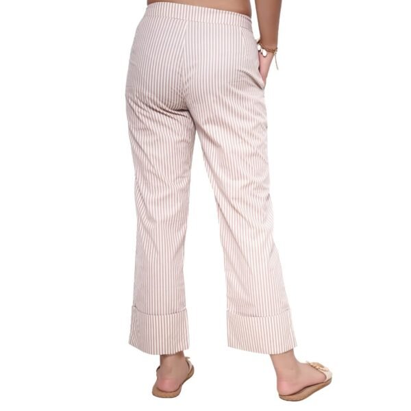 Striped  Fold Pant - Image 4