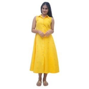 Sunshine Glow Cotton Dress