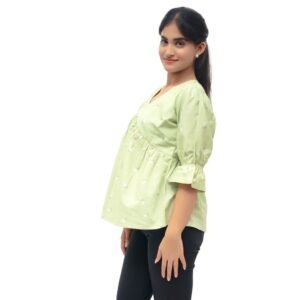 Classic Flare Peplum Top