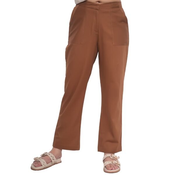 Brown Twill Trousers - Image 5