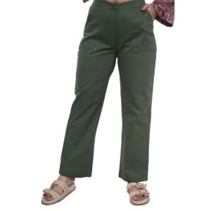 Olive Twill Trousers